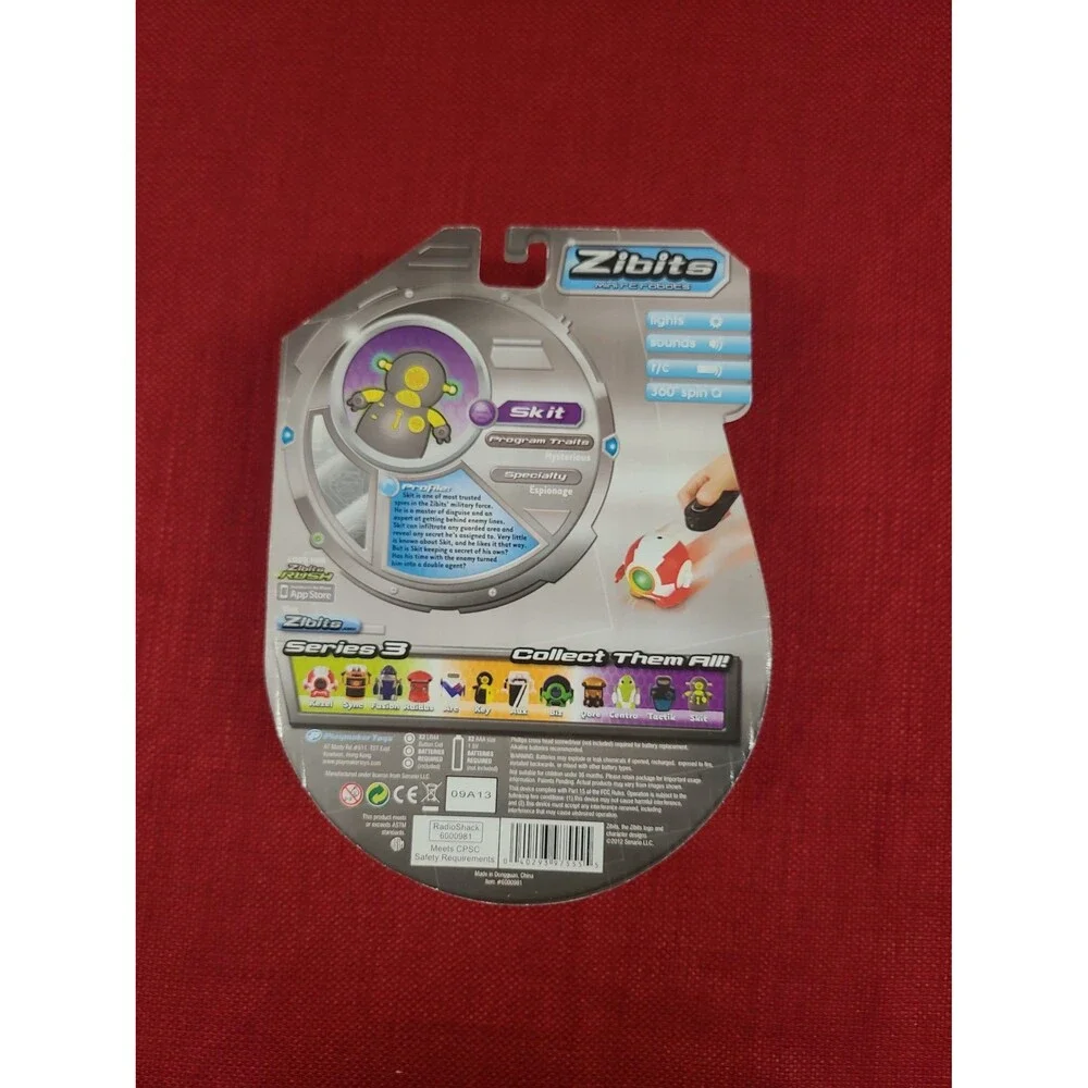 Zibits Mini Remote Control RC Robot Skit Collector Series 3 New Radio Shack